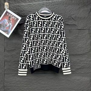 Fendi Logo Crewneck Sweater